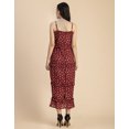 thumbnail image 4 of Moomaya Printed Georgette Sleeveless Bodycon Dress - Elegant Evening Dress, 4 of 9