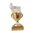 thumbnail image 4 of DOLITY Statue Trophée Mignonne Sculpture Cadeau pour Centre de Table Bureau Armoire Chat, 4 of 9
