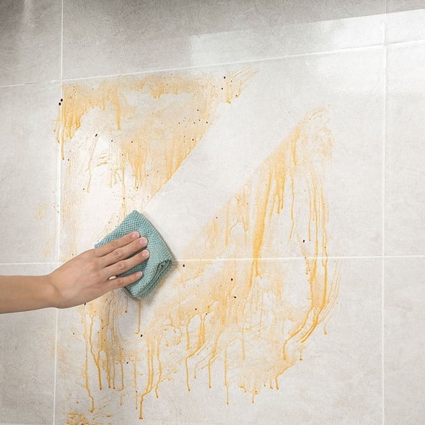 Película protectora de pared electrostática sin pegamento para mesa de cocina, antipatadas, antiaceite, transparente, decoración de pared, pegatinas impermeables y a prueba de polvo, autoadhesivas