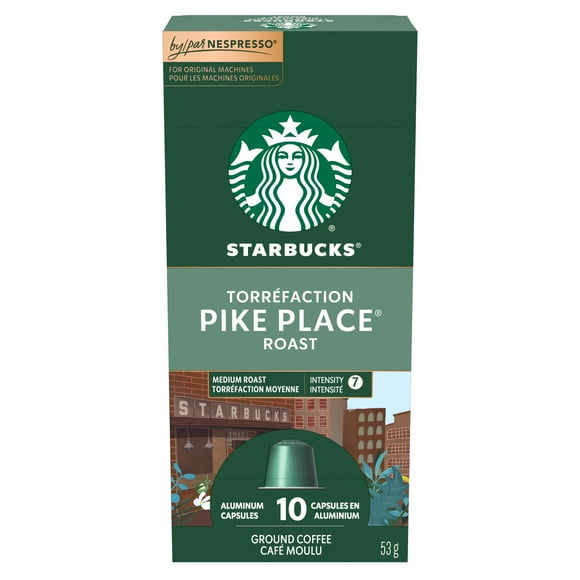 STARBUCKS Capsules De Café Pike Place* Par Nespresso Capsules