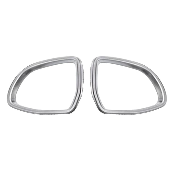 Embellecedor de marco de espejo retrovisor de coche, 2 uds., Compatible con BMW X5 X6 F15 F16 2014-2016