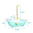 thumbnail image 5 of Yirtree Parrot Automatic Bathtub Toy with Faucet Realistic Washing Parakeets Budgie Cockatiel Conure Parrot Bath Box Bird Supplies, 5 of 7