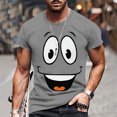 thumbnail image 2 of Xdzjlr T-Shirt Homme Manches Courtes Col Rond Tee Intérieur Extérieur Léger Loisirs Chemises Homme,m, 2 of 5
