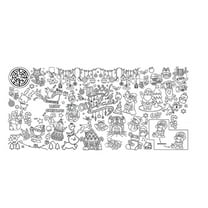 Giant Coloring Posters Tablecloths, Christmas Decorations Extra Large 72*34in6 Paper Coloring Banners, ren's Craft Gifts Party Decorations Art Supplies For