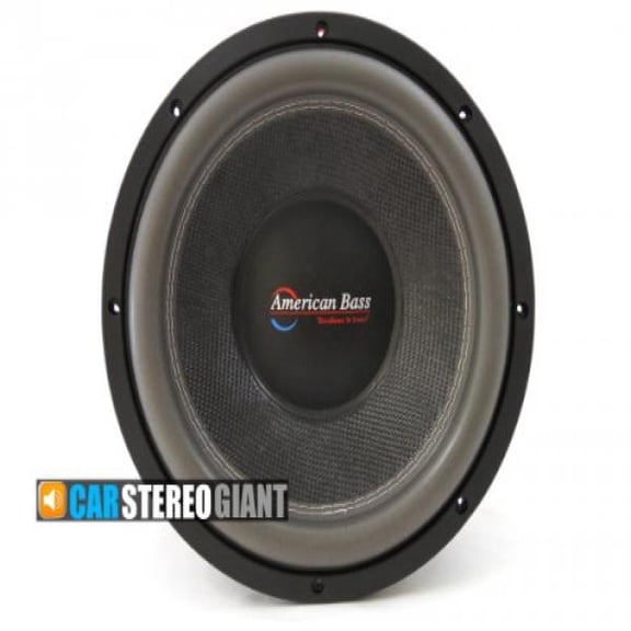 American Bass HD Series 15" Dual 1 Ohm Subwoofer, 4000 Watts Max Power