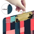 thumbnail image 6 of FORMRS Acrylic Clipboard with Low Profile Clip Standard A4 Letter Size, 12.5" x 9", Pink Geometric, 6 of 8