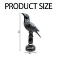 Folamadak Desktop Ornament This Resin Crow Ornament Is A Decoration by
