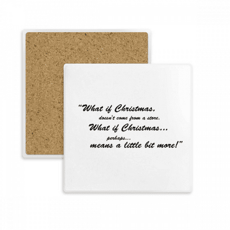 

mas Not Come From A Stares Square Coaster Cup Mat Mug Subplate Holder Insulation Stone