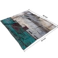 thumbnail image 4 of Abstract Art Flannel Blanket Throw Blanket Cozy & Lightweight Blanket for Sofa Bed Couch Enhances Modern Home Decor Funny Plush Bed Throw Blanket for Baby Kids Toddler Women Friends 50x60in, 4 of 5