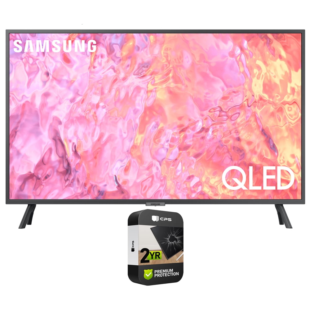 Samsung QN32Q60CAFXZA 32 Inch QLED 4K Smart TV 2023 (Renewed) Bundle