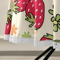 thumbnail image 5 of Coolnut Strawberry Pattern 60" Round Tablecloth with Zipper Umbrella Hole, Washable Spillproof Table Cloth Decorative for Picnic,Camping,Indoor and Outdoor, 5 of 7