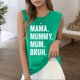 thumbnail image 2 of Camiseta sin mangas con estampado de letras para mujer: camiseta informal de verano con diseño moderno, versátil con vaqueros, fácil de cuidar, 2 of 4