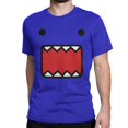 thumbnail image 1 of Camiseta Domo-Kun de algodón para hombre y mujer, divertida, con cuello redondo y cara de muñeco Domo Kun, manga corta, estampada, 1 of 7