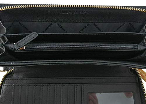 Jet set leather wallet Michael Kors Black in Leather - 30094139