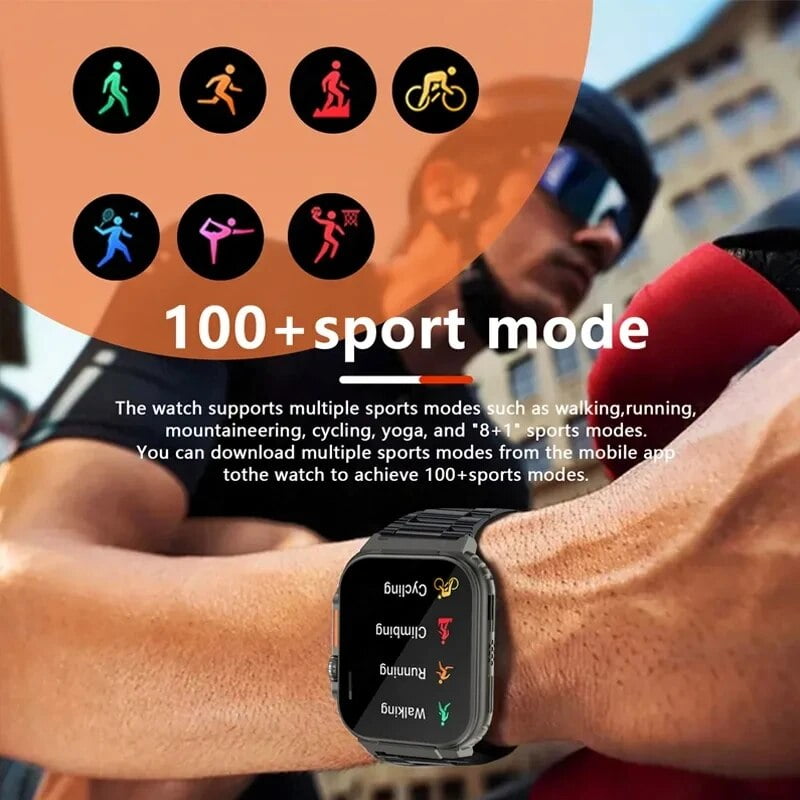 2023 New Bluetooth Call Smart Watch Men 600Mah Large Battery 100 Sports Fitness Tracker Waterproof Women For Xiaomi Smartwatch