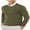 Army Green, variant on Men's Slim Fit Knit Sweater Pullover | Lightweight Ribbed Design for Business Casual & Everyday Wear