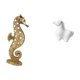 thumbnail image 5 of Estatua de resina, escultura de caballo, figura decorativa, adorno de resina dorada, animal, artesanía artística moderna, forma única, estructura esta, 5 of 8