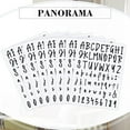 thumbnail image 4 of 8 Sheets Self Adhesive Vinyl Letters Numbers Kit, Stickers DIY Decal Script Pantry Labels for Signs, 4 of 5