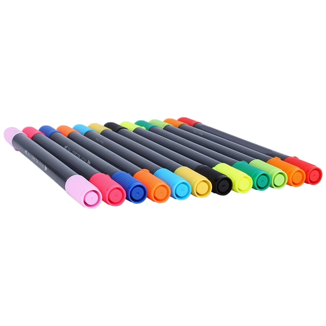 Double Ended Marker Art Markers Double Ended Color Marker Color Marker Pen Painting Marker Colors Watercolor Pen Cartoon Graffiti Art Sketch Markers Drawing Pens 12 Colors