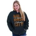 thumbnail image 3 of Mile High City Souvenir Denver CO Unisex Plus Fleece Graphic Hoodie Brisco Brands 2X, 3 of 5