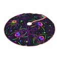 thumbnail image 2 of Kll Multi-Colored Spiders Christmas Tree Skirt 36",Party Decorations Farmhouse For Christmas Decorations Holiday Party, 2 of 8
