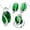 Autre, variante sur Funie Mode Femmes Arc-en-Ciel Faux Topaze Pendentif Boucles d'Oreilles Bague Ensemble de Bijoux