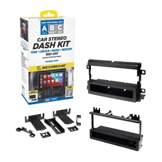 Scosche TA2106B Double or Single DIN + Pocket Dash Kit Compatible