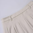 thumbnail image 6 of Fgnfyis Spring and Summer Trendy Leisure Solid Color Pleated Half Skirt for Women Fashionable and Elegant Skirt Beige XL, 6 of 9