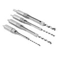 thumbnail image 6 of 4pcs Square Hole Drill Bits 1/4 5/16 3/8 1/2 Wood Mortising Chisel Set Wood Drilling Hand Tools, 6 of 8