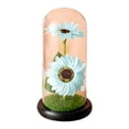 thumbnail image 2 of Artificial Sunflower/Tulip Light for Women Unique Gifts for Xmas,Valentine Day, Wedding, Mothers Day, Anniversary Birthday Gifts,Sunflowers Artificial Flowers in Glass Dome, 2 of 9