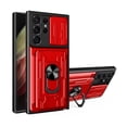 thumbnail image 1 of Funda con Anillo y Tarjetero Card Slot Bumper Atti para Samsung S23 Ultra, 1 of 5