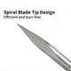 thumbnail image 2 of Fresa de 45 Grados con Punta de Vástago de 3,175 mm, Fresa de Tallado, Broca de Carburo de Tungsteno para Grabado PCB 3D., 2 of 5
