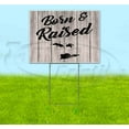 thumbnail image 1 of Born & Raised U.S Virgin Islands (18" x 24") Yard Sign, Includes Metal Step Stake, 1 of 6