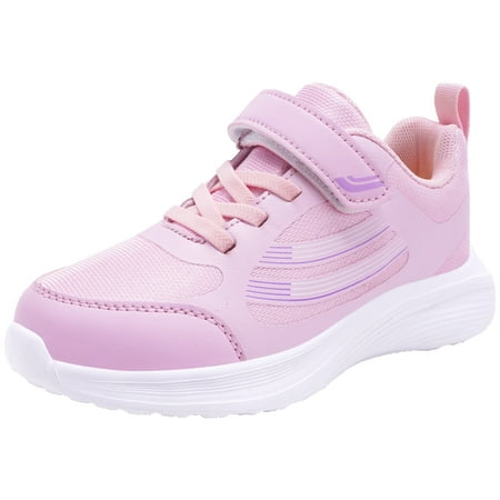 eileial Kids Shoes Toddler Sneakers Storybook Casual Walking Shoes Pink 6-7 Years