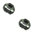 thumbnail image 3 of senveriont Watch Band Exquisite Sweet Gift Replaced Part Craftsmanship Breathable Simple Design Handy Installation Silicone Strap Camouflage green 2Set, 3 of 6