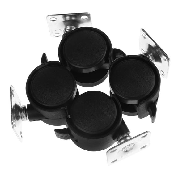 Masteelf 4PCS Swivel Caster Wheels Office Chairs Heavy Duty Replacement Wheels for Furniture and Computer Chairs