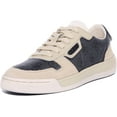 thumbnail image 6 of Guess Strave Men's Lace Up 4G Logo Print Leather Blend Trainers In Grey Size 11.5, 6 of 6