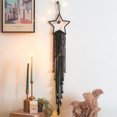 thumbnail image 3 of Hogar Dormitorio Tapiz de pared Bohemia Colgante Living Borla Decoración Artesanía Habitaciones Adornos Arte Decoración Accesorios Negro AweSitey HA008964-02, 3 of 6