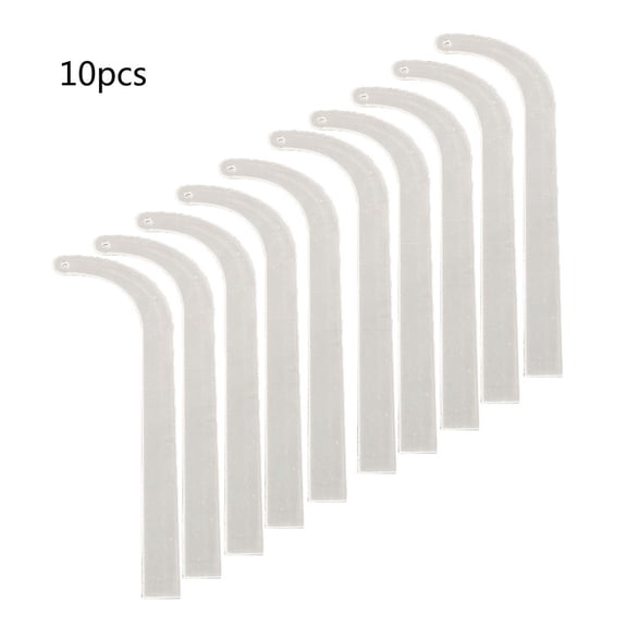 10Pcs Clear Acrylic Earring Fitting Bar Earring Try On Display Earring Wearing Effect Stick Earring Fast Wearer for Live Sales