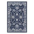 thumbnail image 2 of Modway Kazia Distressed Floral Lattice 8x10 Area Rug in Dark Blue and Ivory, 2 of 6