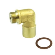 Tavaski M18x1.5 Thread Adapter 41mm Brass Fitting Universal Connector Plug