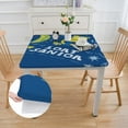 thumbnail image 2 of nygtbtfer Square Fitted Polyester s for Kids, &amp; Home Decor Table Cover, Oil Proof for white, 2 of 8