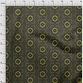 thumbnail image 3 of oneOone Cotton Silk Fabric Floral Ikat Print Sewing Fabric BTY 42 Inch Wide, 3 of 4