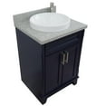 thumbnail image 4 of Bellaterra Home 400700-25-BU-GYRD 25 in. Single Round Sink Vanity with Granite Top, Blue & Gray, 4 of 10