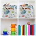 thumbnail image 6 of Large Storage Basket, Foldable Cute Baby Dragon Storage Basket, Waterproof Collapsible Coating Storage Box with Handle Toy Storage Bag, for Home School & Office, 1PCS Home Decor, 6 of 7