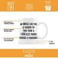 thumbnail image 3 of Uncle Like You Hard To Find Funny Uncle Coffee Mug Fathers Day Gift for Uncle Gift for Uncles Tio Siblings Brothers from Niece Nephew Sister Aunt Mom Dad Novelty Gag Gift Christmas Cup, 3 of 8