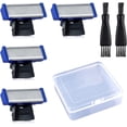 thumbnail image 1 of Shaver Replacement Head 4PCS Compatible With Microtouch Solo 2PCS Shaver Clean Brush With Box (4PCS), 1 of 8