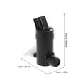 thumbnail image 4 of Luxshiny 1Pack Windshield Washer Pump Motor High-efficiency Cleaning for Vehicle Maintenance Replacement Multi, 4 of 8