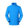 thumbnail image 3 of Fmbrln Men's Zip Up Softshell Jacket Stand Collar Casual Outerwear Long Sleeve Solid Color Coat with Pockets, 3 of 6