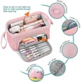 thumbnail image 4 of Estuche para lápices súper grande WEIHJMXG Rosa, 4 of 5